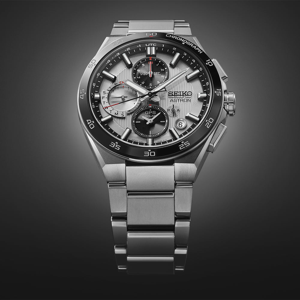 SEIKO ASTRON SSH153J1 ‘SILVERY NIGHT’ 5X GPS SOLAR CHRONOGRAPH MEN WATCH