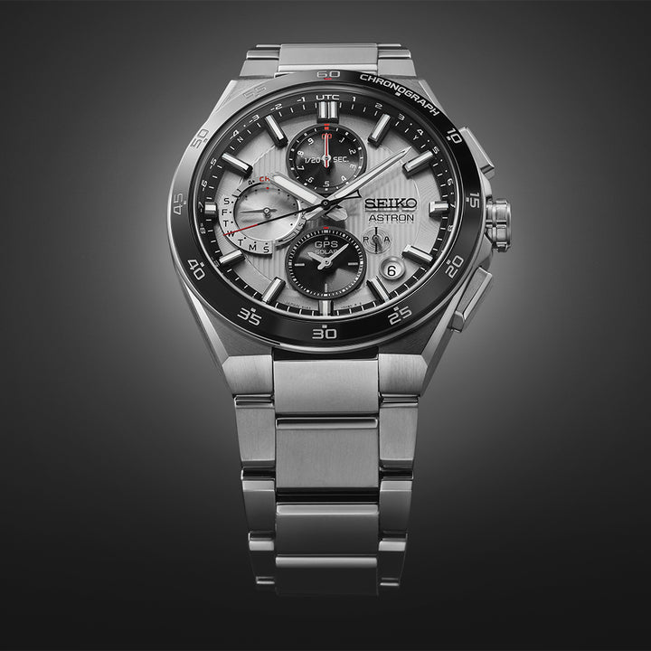 SEIKO ASTRON SSH153J1 ‘SILVERY NIGHT’ 5X GPS SOLAR CHRONOGRAPH MEN WATCH