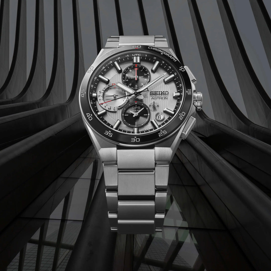 SEIKO ASTRON SSH153J1 ‘SILVERY NIGHT’ 5X GPS SOLAR CHRONOGRAPH MEN WATCH
