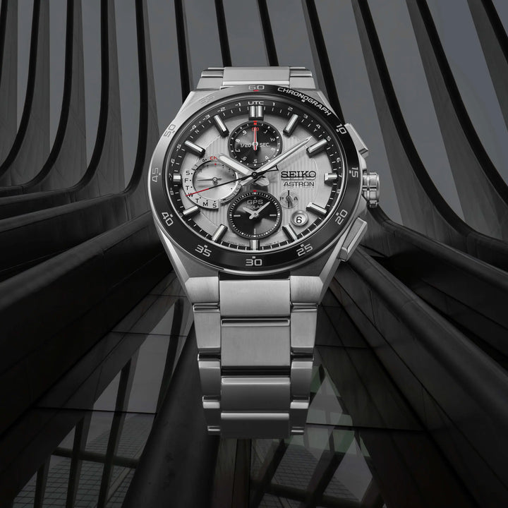 SEIKO ASTRON SSH153J1 ‘SILVERY NIGHT’ 5X GPS SOLAR CHRONOGRAPH MEN WATCH