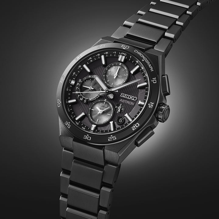 SEIKO ASTRON SSH155J1 ‘DEEP NIGHT’ 5X GPS SOLAR CHRONOGRAPH MEN WATCH