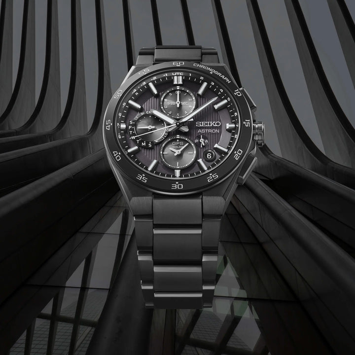 SEIKO ASTRON SSH155J1 ‘DEEP NIGHT’ 5X GPS SOLAR CHRONOGRAPH MEN WATCH