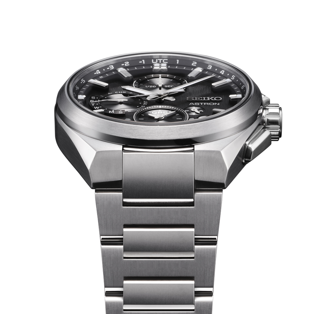Seiko Astron SSH163J1 Dual-Time GPS Solar Chronograph Men Watch