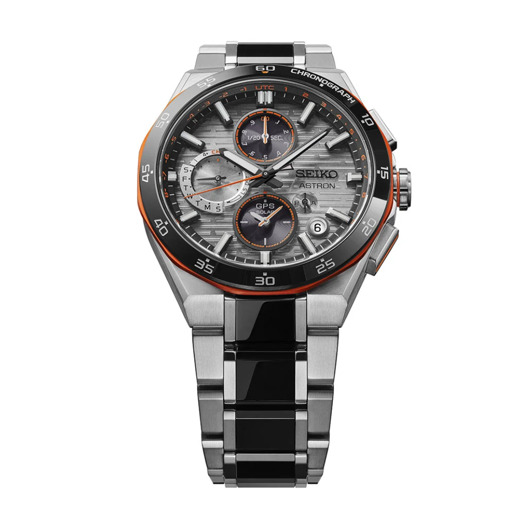 SEIKO ASTRON SSH183J1 DUAL-TIME 2025 LIMITED EDITION GPS SOLAR CHRONOGRAPH MEN WATCH
