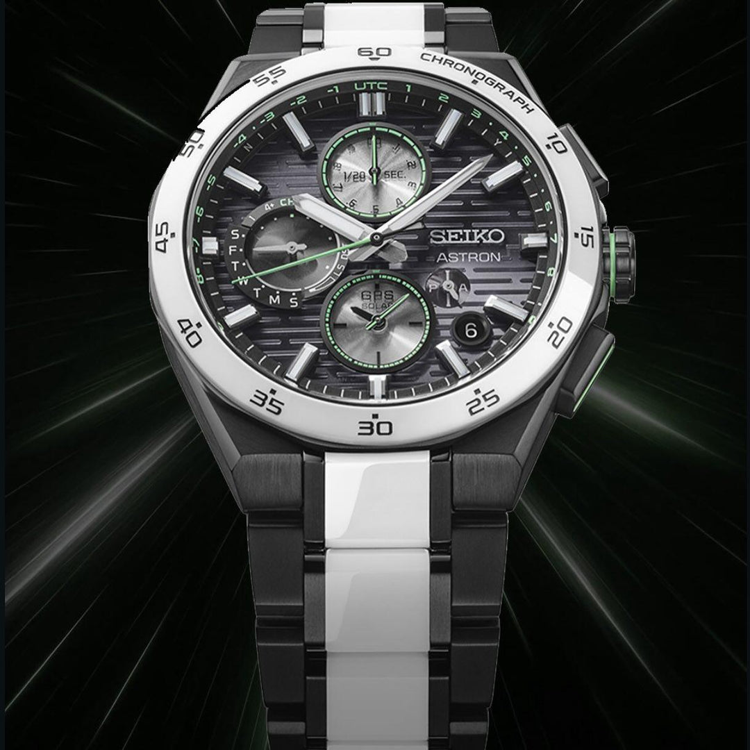 SEIKO ASTRON SSH185J1 DUAL-TIME 2025 LIMITED EDITION GPS SOLAR CHRONOGRAPH MEN WATCH