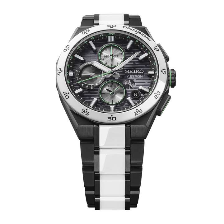 SEIKO ASTRON SSH185J1 DUAL-TIME 2025 LIMITED EDITION GPS SOLAR CHRONOGRAPH MEN WATCH