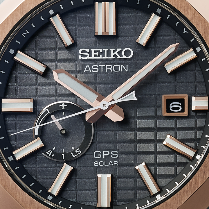 SEIKO ASTRON SSJ014J1 ‘ROSE GOLD’ CRYSTAL BOX GPS SOLAR MEN WATCH