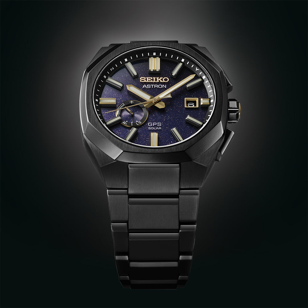 SEIKO ASTRON SSJ021J1 MORNING STAR LIMITED EDITION 3X62 SOLAR GPS MEN WATCH