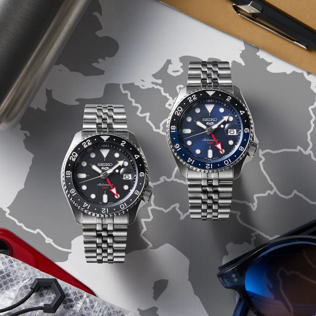 SEIKO 5 SPORTS SSK003K1 BLUEBERRY AUTOMATIC G.M.T. SKX RE