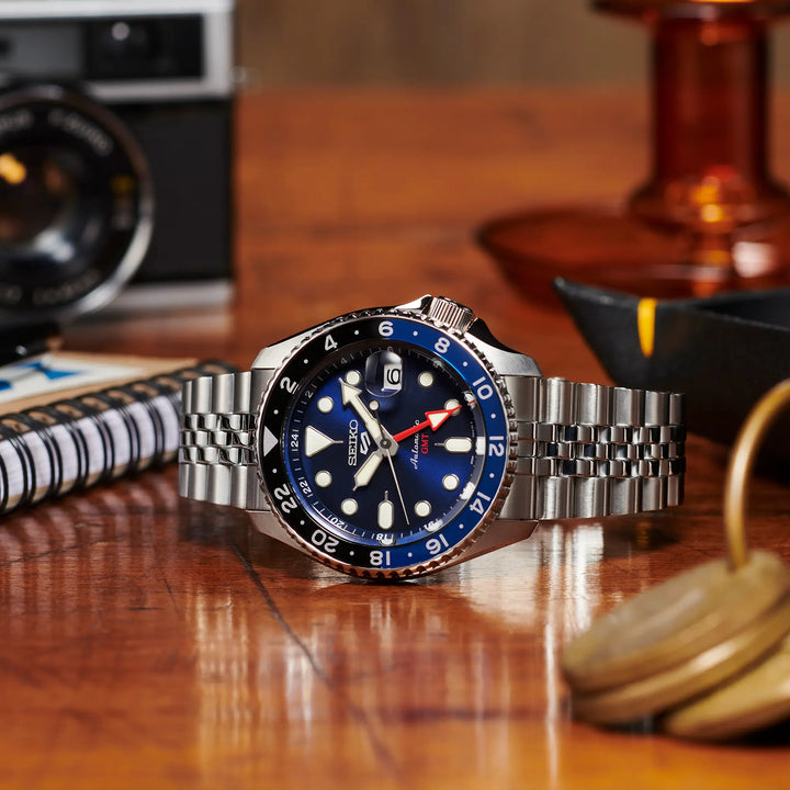 SEIKO 5 SPORTS SSK003K1 AUTOMATIC G.M.T. SKX MEN WATCH