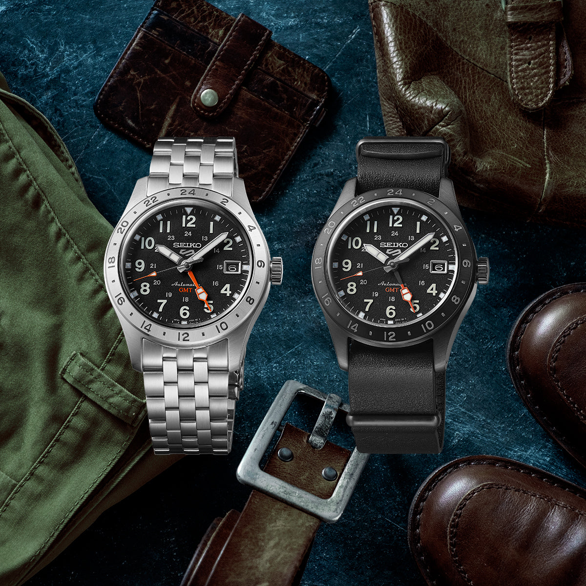 Mechanical gmt deals watch