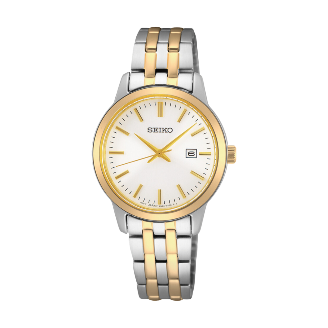 SEIKO SUR410P1 QUARTZ ANALOG 3 HANDS WOMEN WATCH