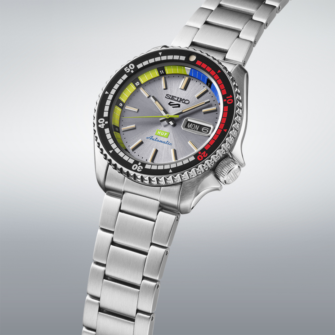 Seiko 5 Sports x HUF SRPL33K1 Limited Edition | City Chain Seiko 5 Sports x HUF SRPL33K1 Limited Edition | City Chain