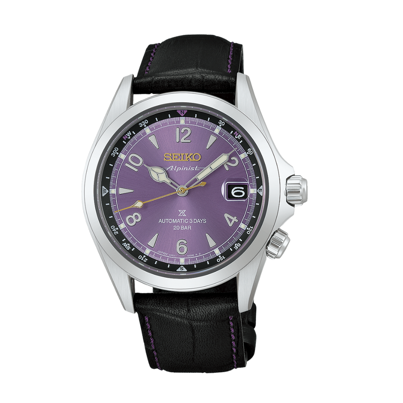 SEIKO PROSPEX HBC006J1 ALPINIST "EDO PURPLE" 145TH ANNIVERSARY LIMITED EDITION MEN WATCH