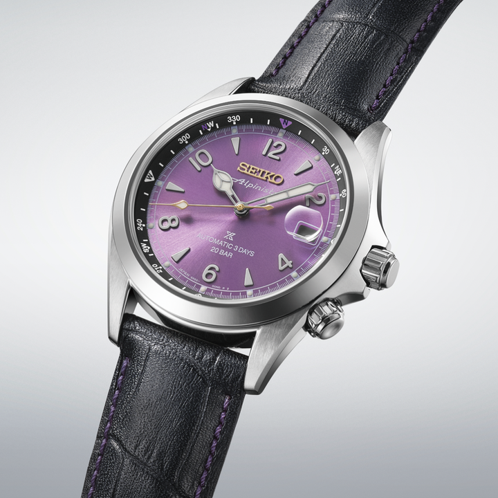 SEIKO PROSPEX HBC006J1 ALPINIST "EDO PURPLE" 145TH ANNIVERSARY LIMITED EDITION MEN WATCH