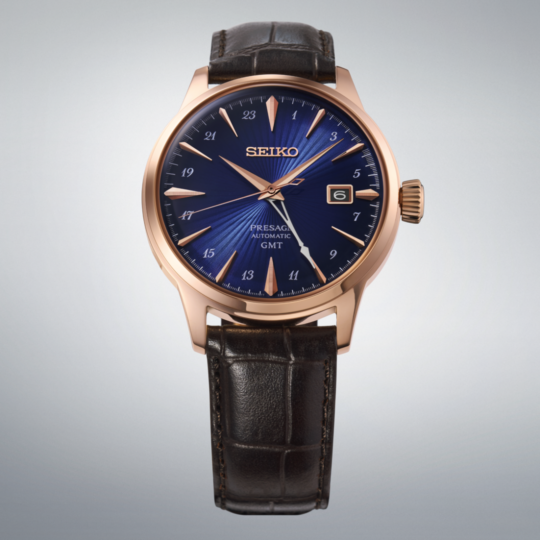 SEIKO PRESAGE HCB005J1 COCKTAIL TIME GMT AUTOMATIC MEN WATCH