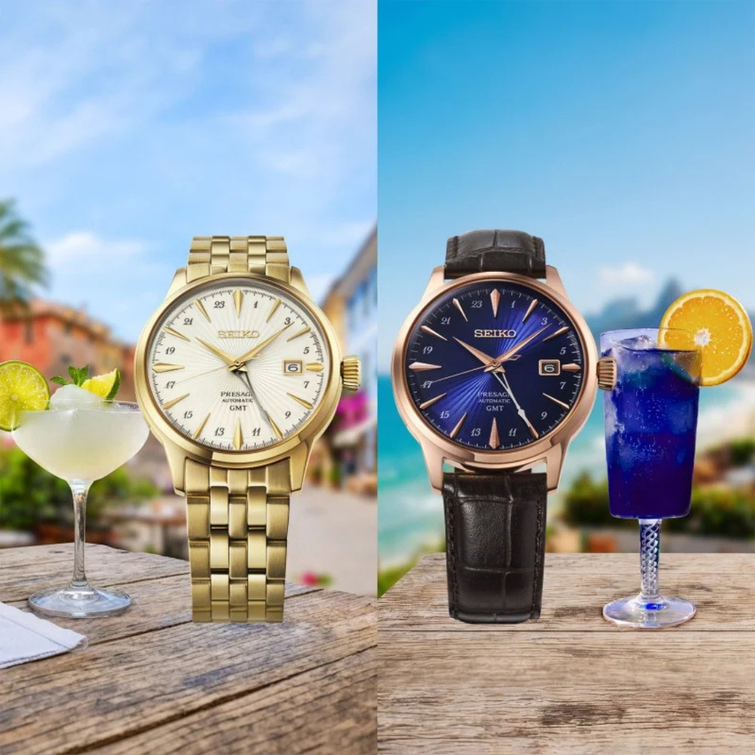SEIKO PRESAGE HCB005J1 COCKTAIL TIME GMT AUTOMATIC MEN WATCH