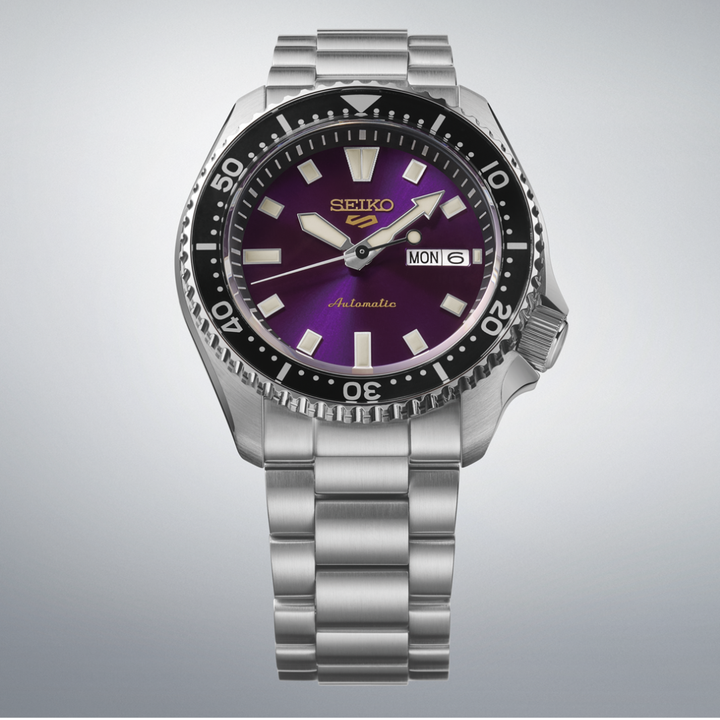 SEIKO 5 SPORTS HDB003K1 SKX "EDO PURPLE" 145TH ANNIVERSARY LIMITED EDITION MEN WATCH