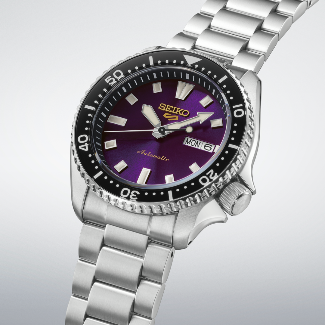 SEIKO 5 SPORTS HDB003K1 SKX "EDO PURPLE" 145TH ANNIVERSARY LIMITED EDITION MEN WATCH