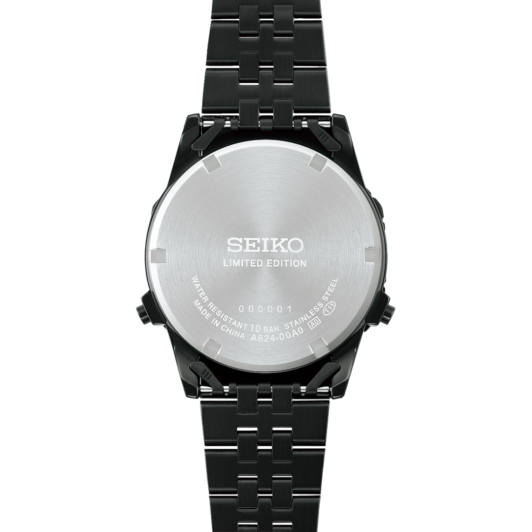 SEIKO SELECTION HFL001P1 SPORTS "EDO PURPLE" 145TH ANNIVERSARY LIMITED EDITION DIGITAL MEN WATCH