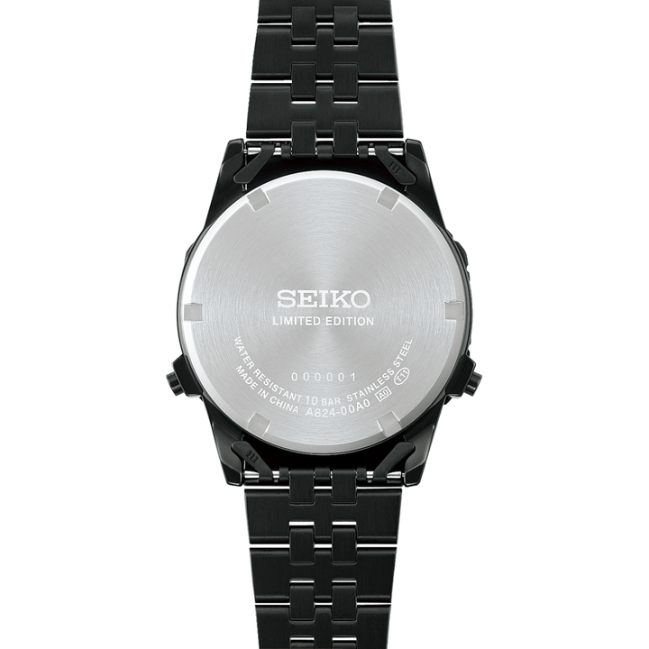 SEIKO SELECTION HFL001P1 SPORTS "EDO PURPLE" 145TH ANNIVERSARY LIMITED EDITION DIGITAL MEN WATCH