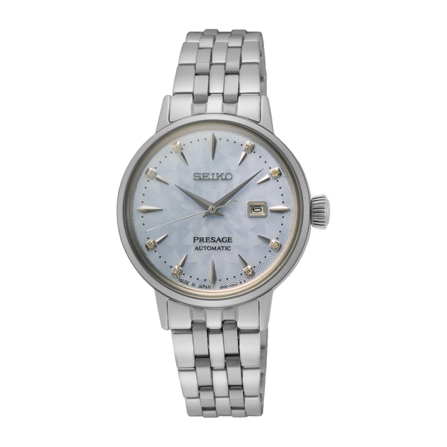 SEIKO PRESAGE SRE007J1 COCKTAIL TIME "SKY DIVING" DIAMOND TWIST WOMEN WATCH