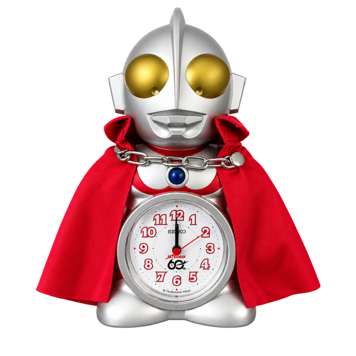 seiko 60th anniversary ultraman alarm clock limited edition front view