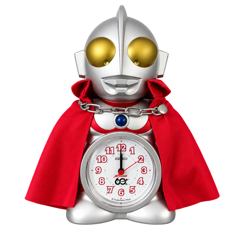 seiko 60th anniversary ultraman alarm clock limited edition front view
