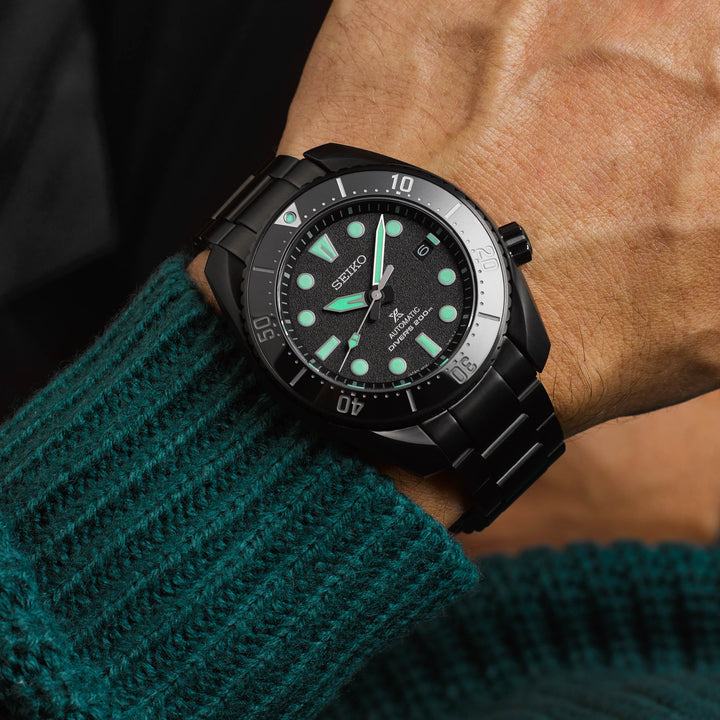 SEIKO PROSPEX SPB433J1 BLACK SERIES ‘NIGHT VISION’ SUMO DIVER LIMITED EDITION MEN WATCH