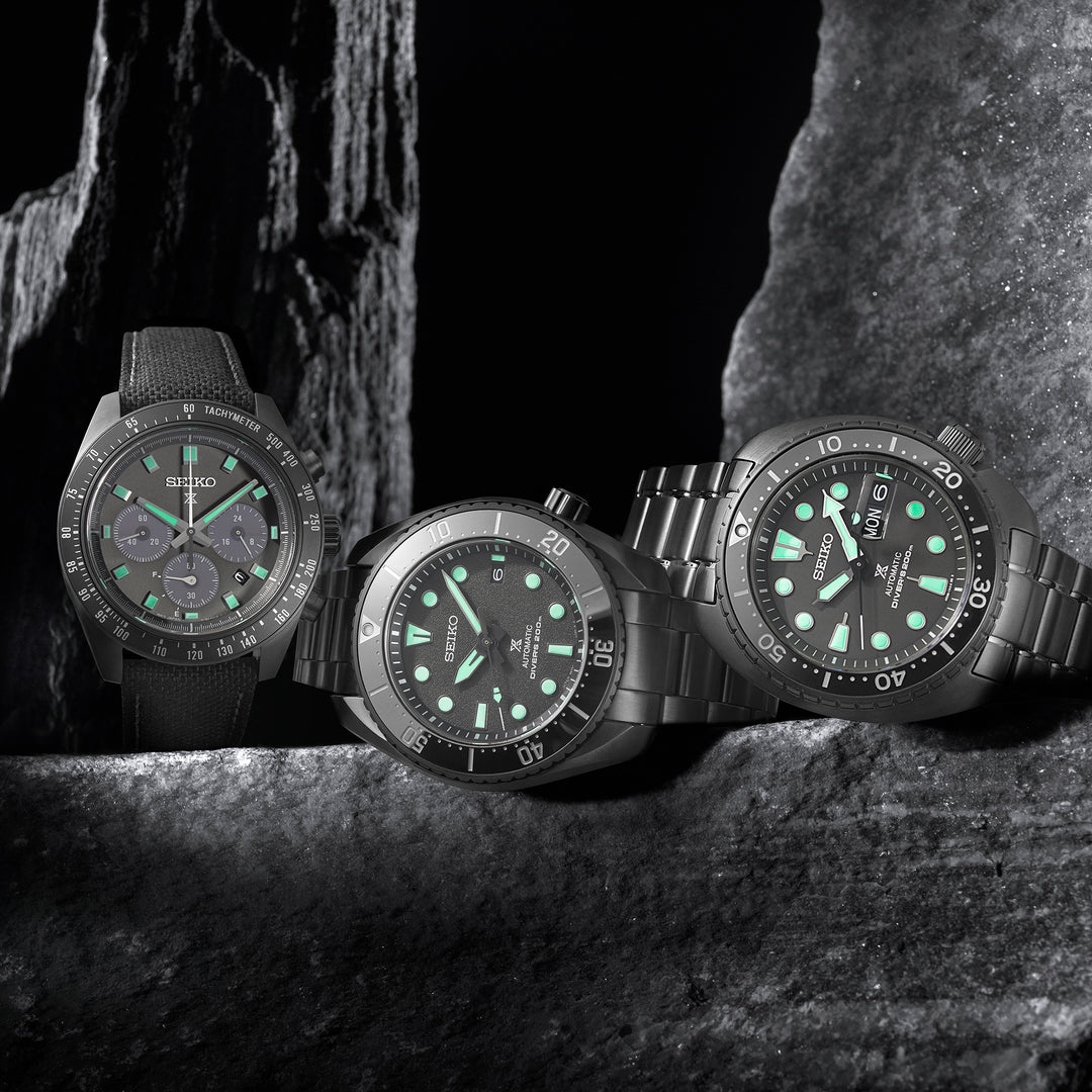 SEIKO PROSPEX SPB433J1 BLACK SERIES ‘NIGHT VISION’ SUMO DIVER LIMITED EDITION MEN WATCH