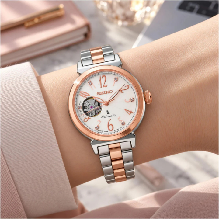 SEIKO LUKIA SSVM060J AUTOMATIC TWO-TONE WOMEN WATCH