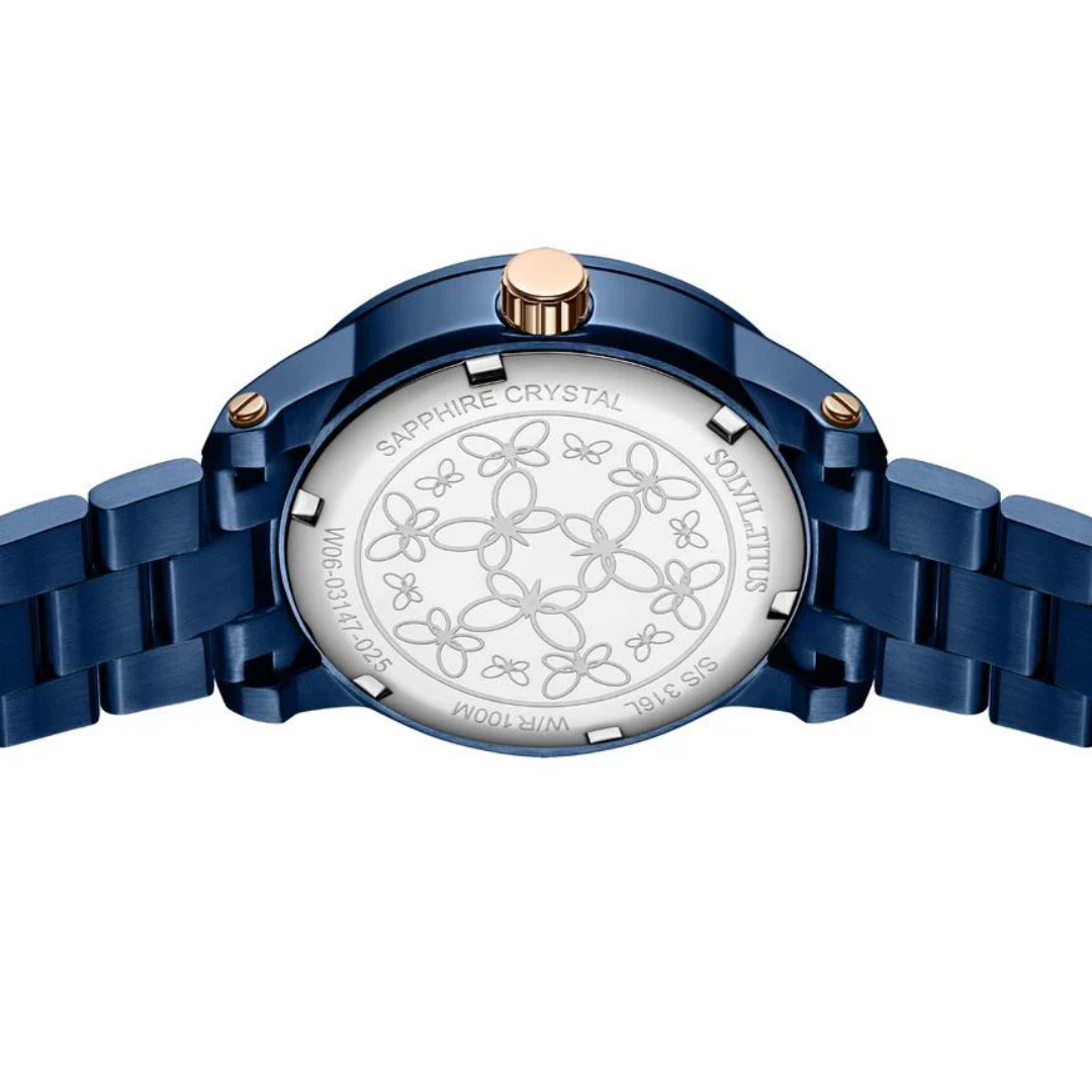 SOLVIL ET TITUS ASPIRA W06-03147-025 QUARTZ STAINLESS STEEL WOMEN WATCH