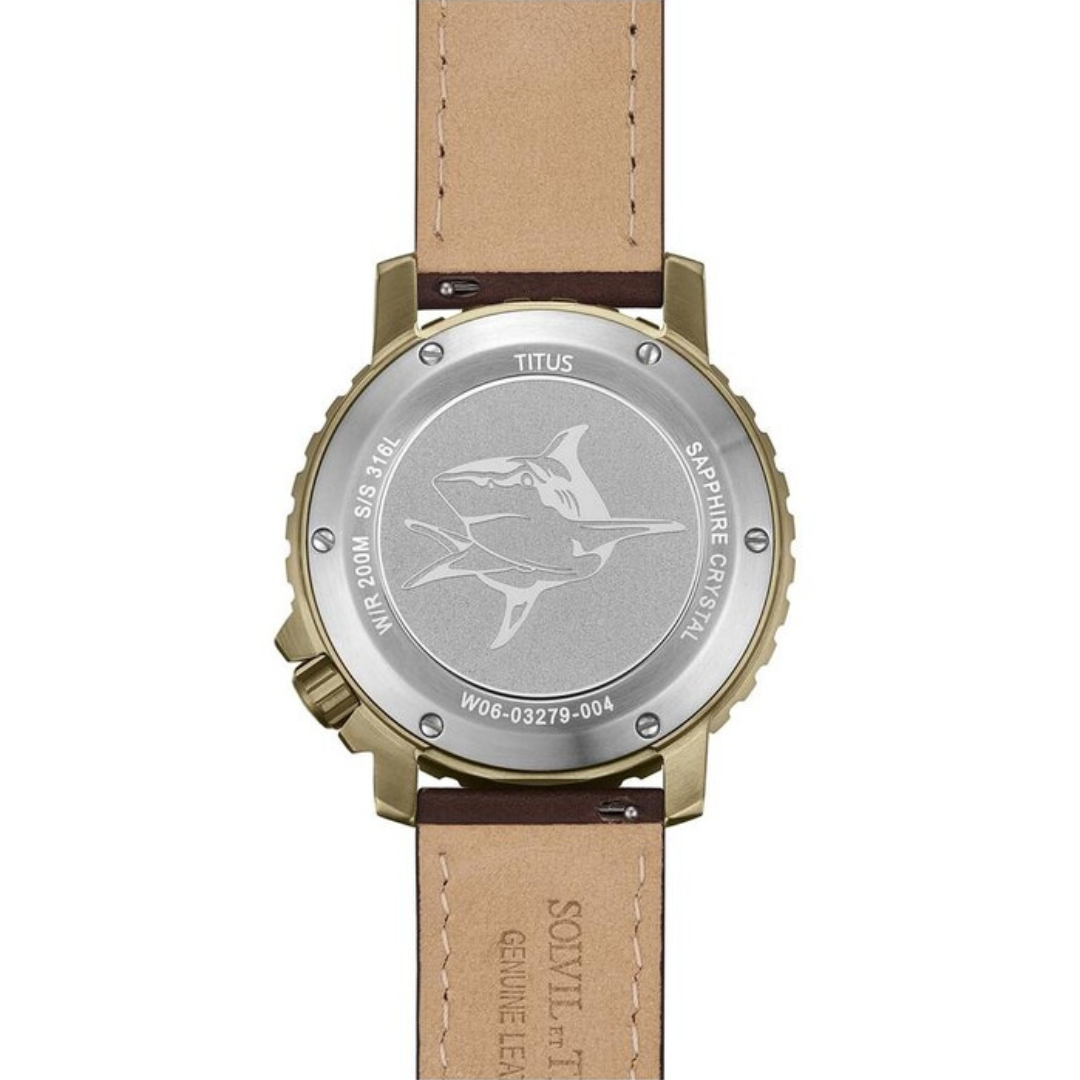 SOLVIL ET TITUS THE CAPE W06-03279-004 3 HANDS MECHANICAL MEN WATCH