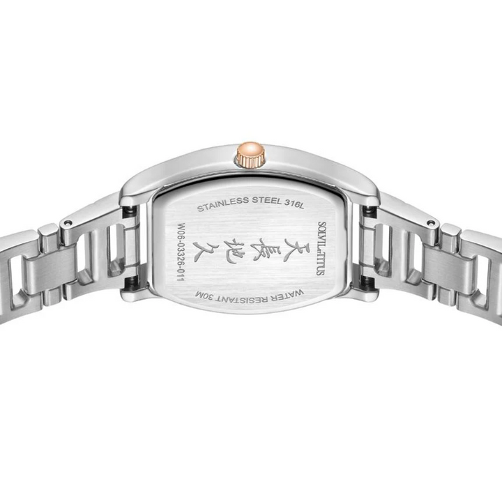 SOLVIL ET TITUS BARISTA W06-03326-011 3 HANDS DATE QUARTZ WOMEN WATCH