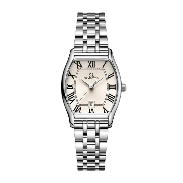 SOLVIL ET TITUS BARISTA W06-02825-019 3 HANDS DATE QUARTZ WOMEN WATCH
