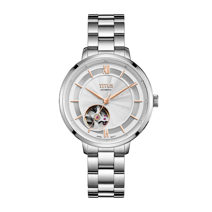 SOLVIL ET TITUS ENLIGHT W06-03278-007 3 HANDS AUTOMATIC WOMEN WATCH