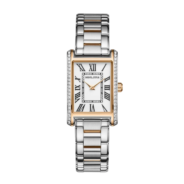 SOLVIL ET TITUS FAIR LADY W06-03400-001 2 HANDS QUARTZ WOMEN WATCH