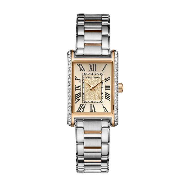 SOLVIL ET TITUS FAIR LADY W06-03400-002 2 HANDS QUARTZ WOMEN WATCH