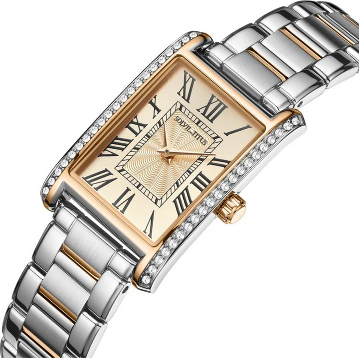SOLVIL ET TITUS FAIR LADY W06-03400-002 2 HANDS QUARTZ WOMEN WATCH