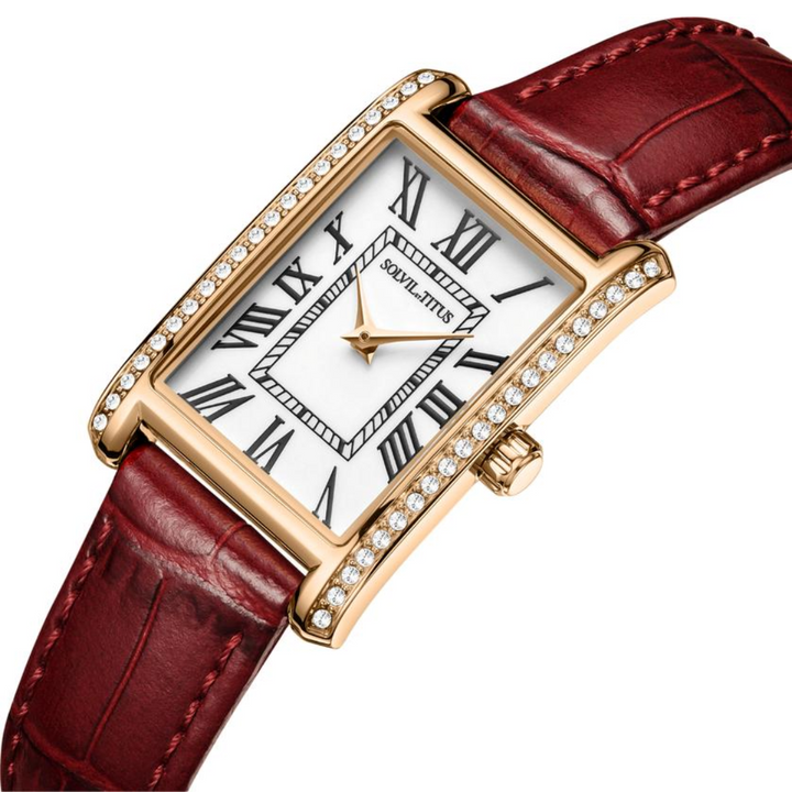 SOLVIL ET TITUS FAIR LADY W06-03400-003 2 HANDS QUARTZ WOMEN WATCH