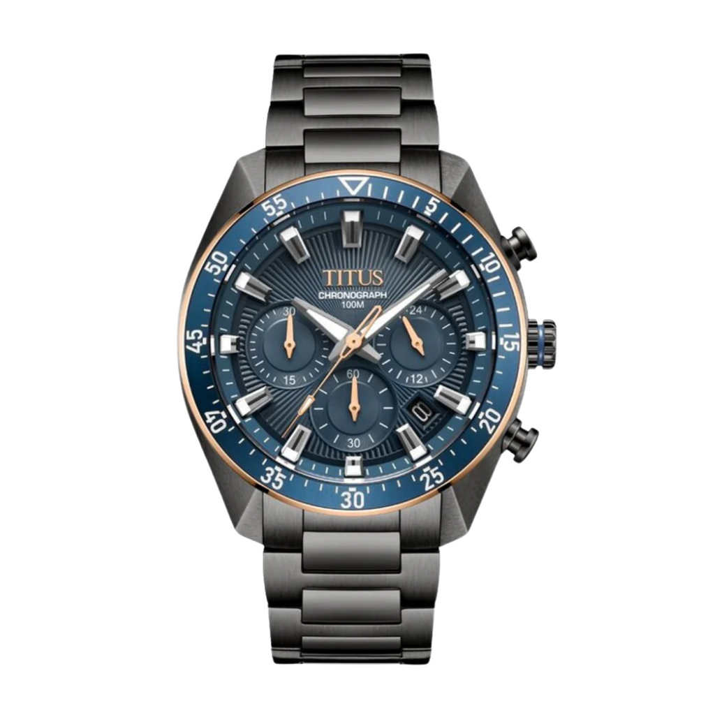 SOLVIL ET TITUS MODERNIST W06-03338-007 CHRONOGRAPH QUARTZ MEN