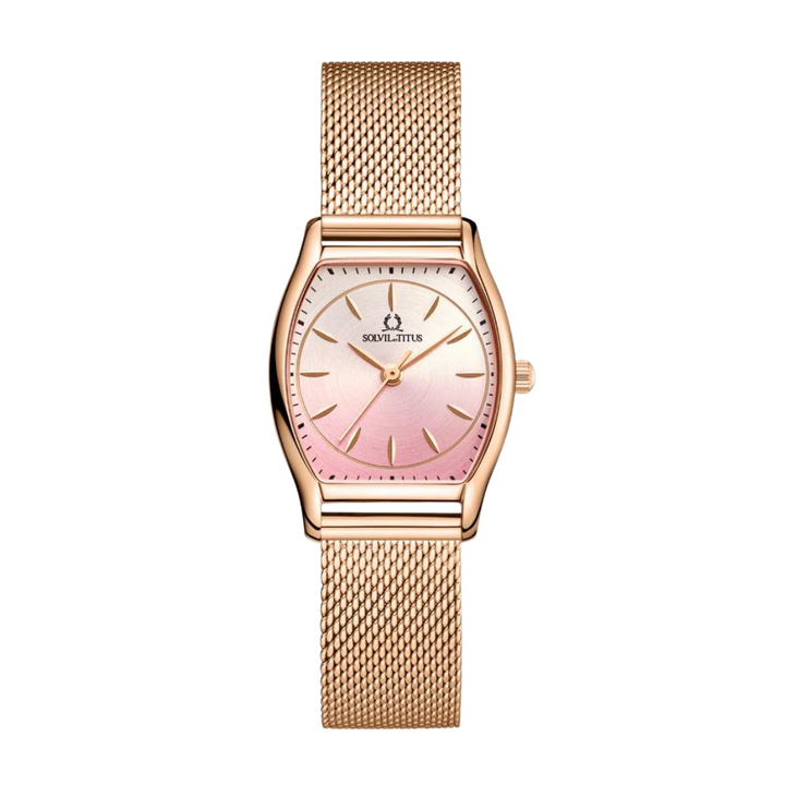 SOLVIL ET TITUS BARISTA W06-03384-007 3 HANDS DATE QUARTZ WOMEN WATCH