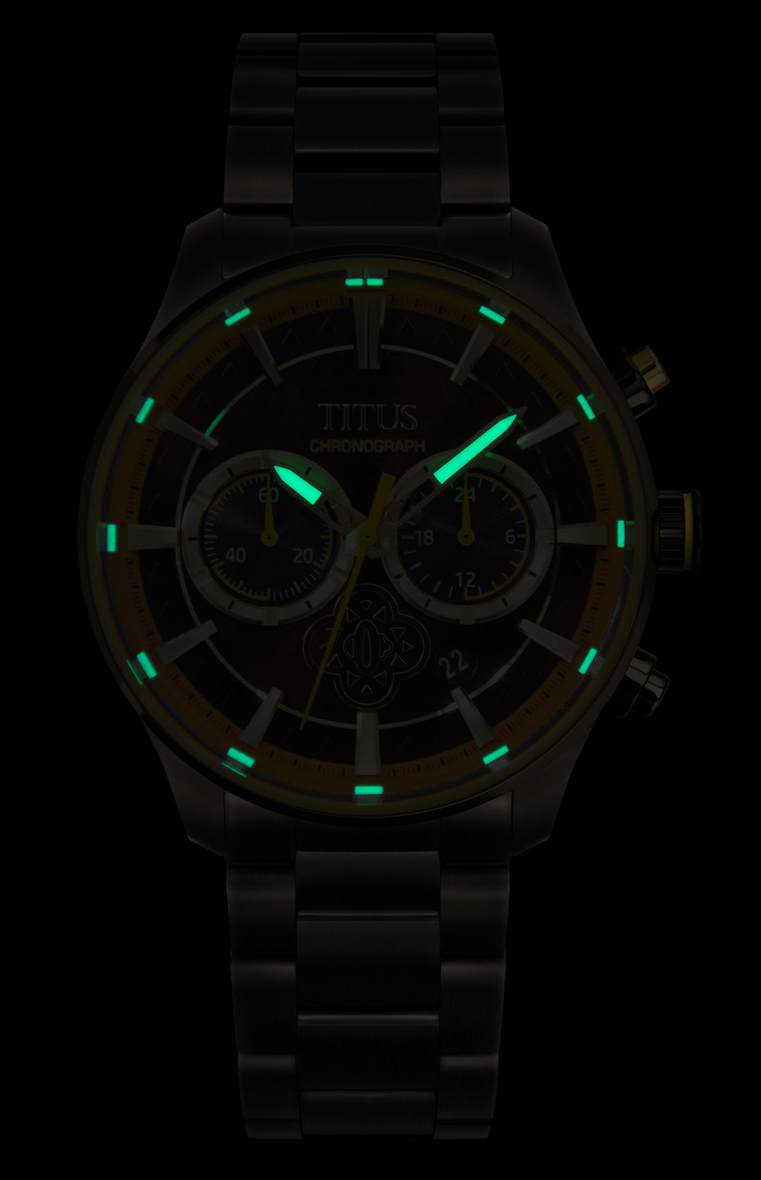 SOLVIL ET TITUS X DEMON SLAYER ZENITSU AGATSUMA W06-03334-001 CHRONOGRAPH QUARTZ STAINLESS STEEL LIMITED EDITION MEN WATCH