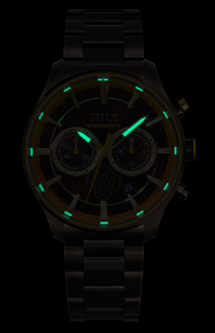 SOLVIL ET TITUS X DEMON SLAYER ZENITSU AGATSUMA W06-03334-001 CHRONOGRAPH QUARTZ STAINLESS STEEL LIMITED EDITION MEN WATCH