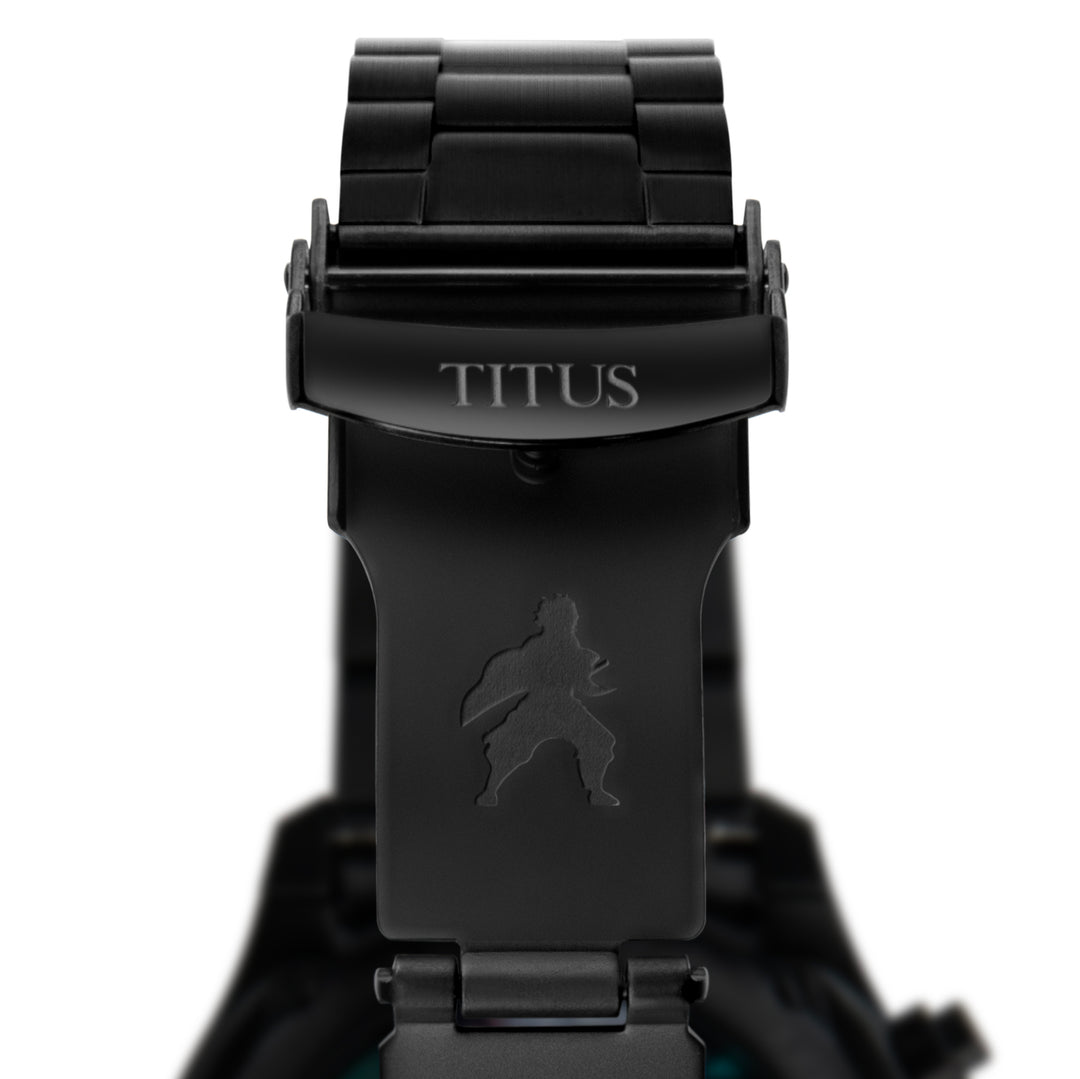 SOLVIL ET TITUS X DEMON SLAYER TANJIRO KAMADO W06-03334-002 CHRONOGRAPH QUARTZ STAINLESS STEEL LIMITED EDITION MEN WATCH