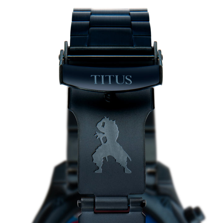 SOLVIL ET TITUS X DEMON SLAYER INOSUKE HASHIBIRA W06-03334-003 CHRONOGRAPH QUARTZ STAINLESS STEEL LIMITED EDITION MEN WATCH