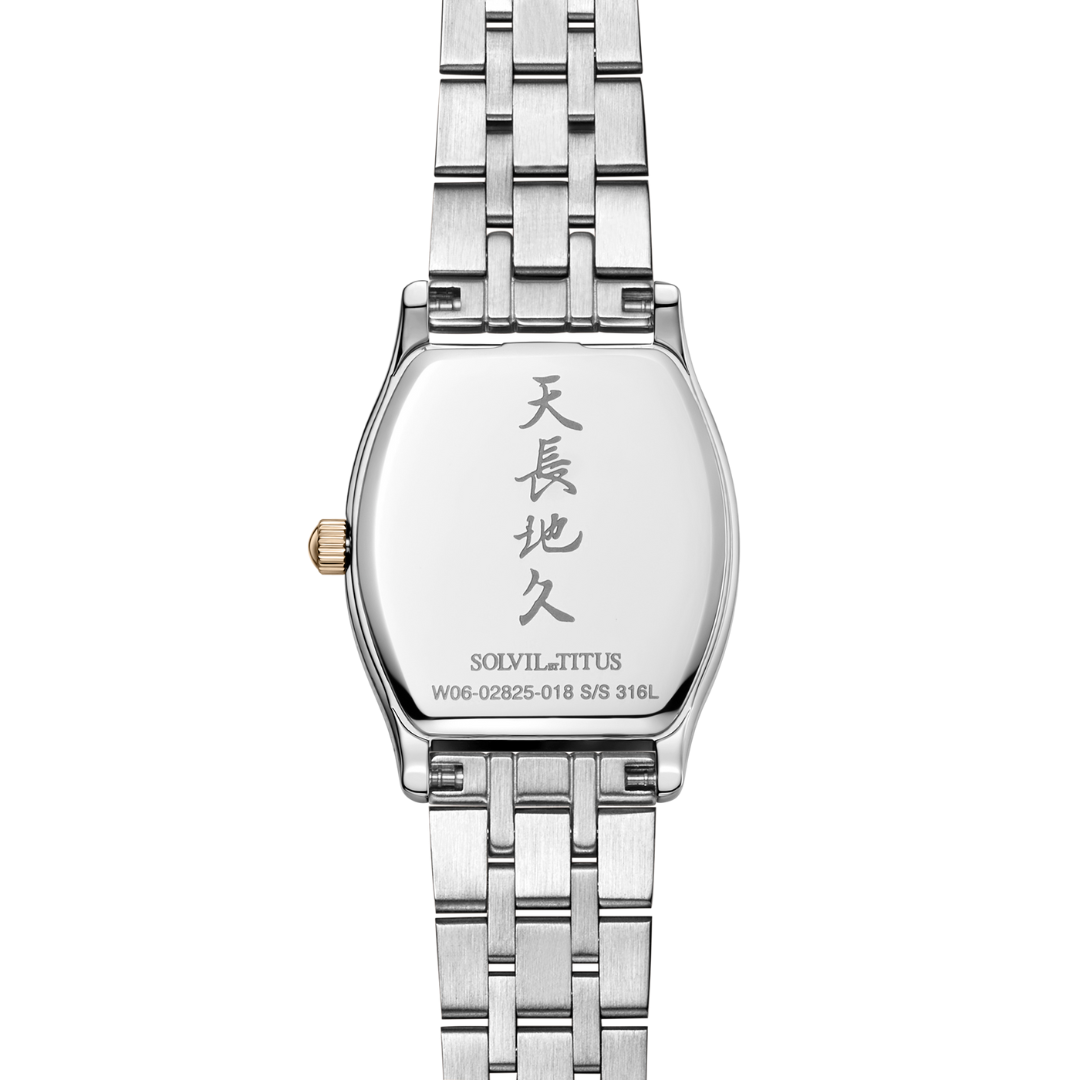 SOLVIL ET TITUS BARISTA W06-02825-018 3 HANDS DATE QUARTZ WOMEN WATCH