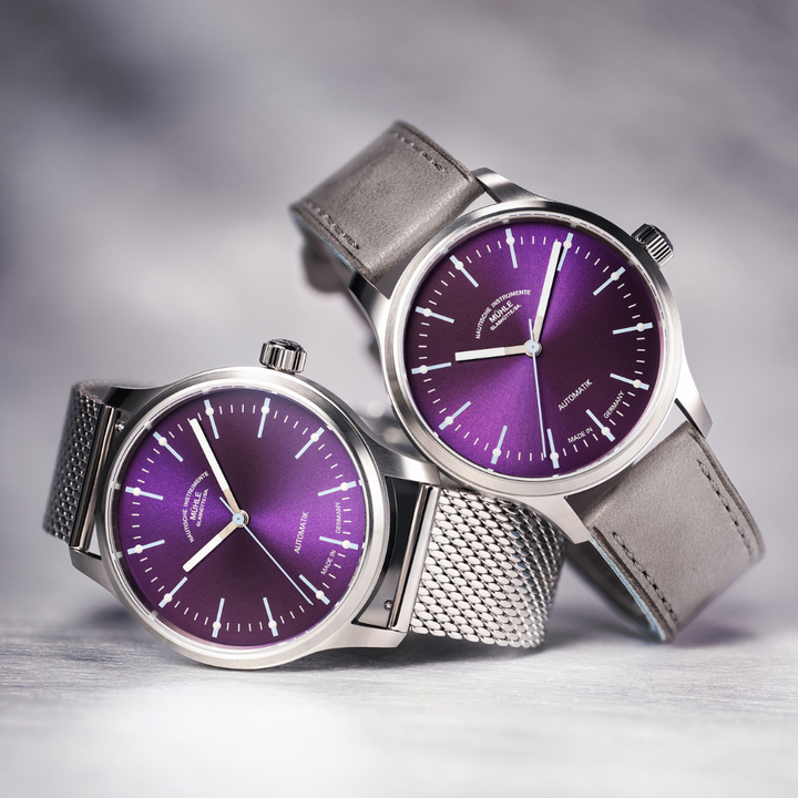 [PRE-ORDER] MÜHLE-GLASHÜTTE PANOVA VIOLET M1-40-78-1-LB-V AUTOMATIC LEATHER STRAP MEN WATCH