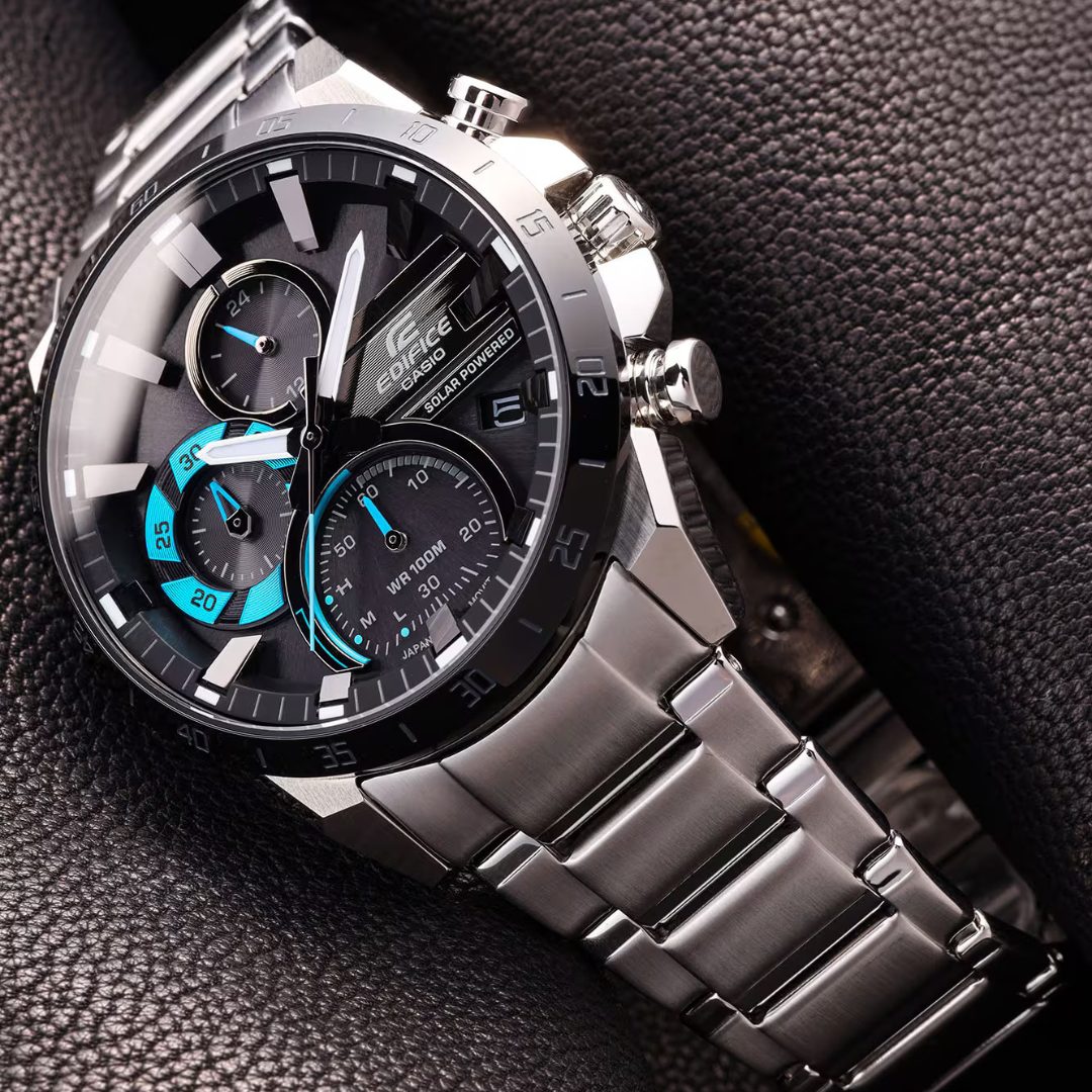 Casio Edifice EQS-940DB-1BVUDF Solar Chronograph Watch | City Casio Edifice EQS-940DB-1BVUDF Solar Chronograph Watch | City