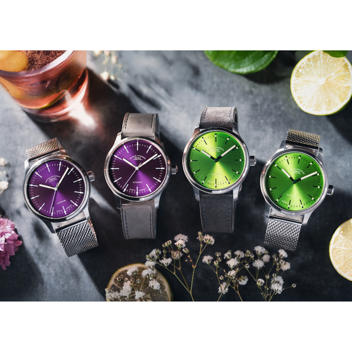 [PRE-ORDER] MÜHLE-GLASHÜTTE PANOVA VIOLET M1-40-78-1-LB-V AUTOMATIC LEATHER STRAP MEN WATCH